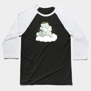 Dead Polar Bear with Wings Baseball T-Shirt